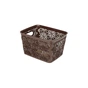 Кошик для зберігання Violet House 0402 №2 Ажур з кришкою Coffee 7 л (0402 №2 Ажур COF з/кр. 7 л) - уменьшенное изображение 4