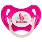 Пустушка Baboo Sea Life силіконова, світиться в темряві, 6+ міс (рожева) (5-032) - зменшене зображення 1
