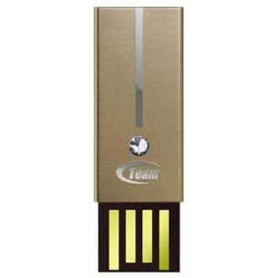 USB флеш накопичувач Team 4GB D603 Diamond Gold USB 2.0 (TD6034GD14) зображення 1