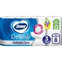 Туалетний папір Zewa Deluxe білий 3 шари 8 рулонів (7322541171739) - зменшене зображення 1