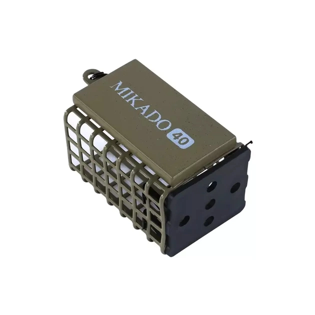Годівниця Mikado Feeder Quadrate 25х30х44 мм 50 г Olive (AMKZ-02-50-CO) - зображення 1