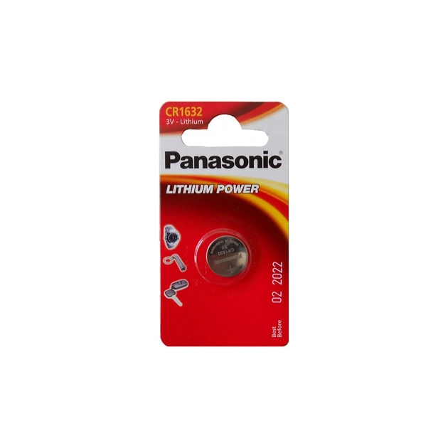 Батарейка Panasonic CR 1632 Lithium * 1 (CR-1632EL/1B) - изображение 1