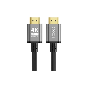 Кабель мультимедійний HDMI M to HDMI M 5.0m V2.0 black XO (GB017B-HDMI.tranish) зображення 1