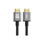 Кабель мультимедійний HDMI M to HDMI M 5.0m V2.0 black XO (GB017B-HDMI.tranish) - зменшене зображення 1