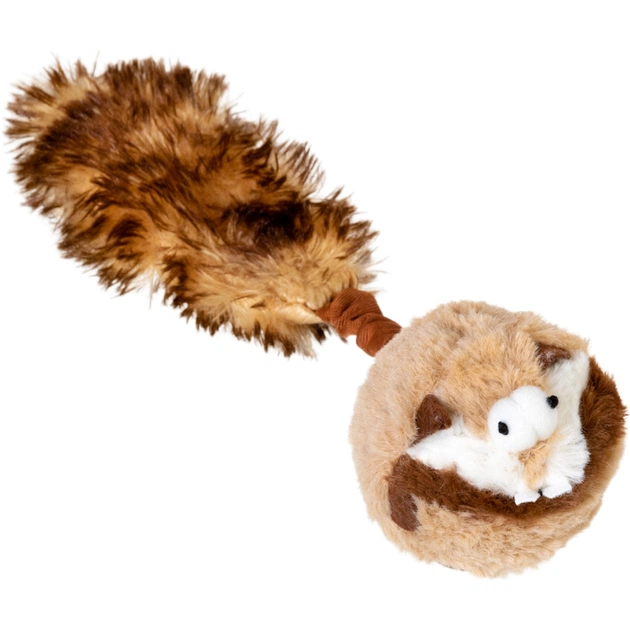 Игрушка для собак GiGwi Catch&fetch Барсук с двумя пищалками 26 см (75039) - изображение 1