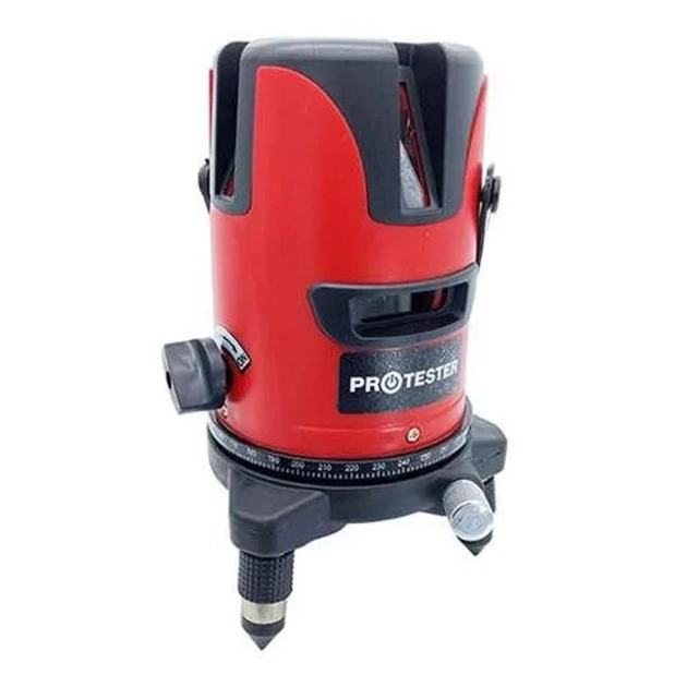 Лазерний нівелір Protester 2 лінії 1H/1V червоний промінь (LL602R) - picture 1