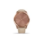 Смарт-годинник Garmin vivomove Luxe, RoseGold, Light Sand, Leather (010-02241-21) - зменшене зображення 2