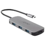 Концентратор Acer USB-C 7-in-1 3xUSB 3.2 + HDMI + USB-C + PD + SD gray (HP.DSCAB.018) - зменшене зображення 1