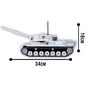 Конструктор Cobi World Of Tanks Леопард I, 470 деталей (COBI-3009) - зменшене зображення 7