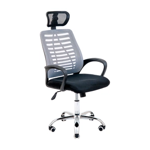 Офісне крісло Richman Бласт Хром M-1 (Tilt) Сітка чорна + сіра (ADD0002355) зображення 1