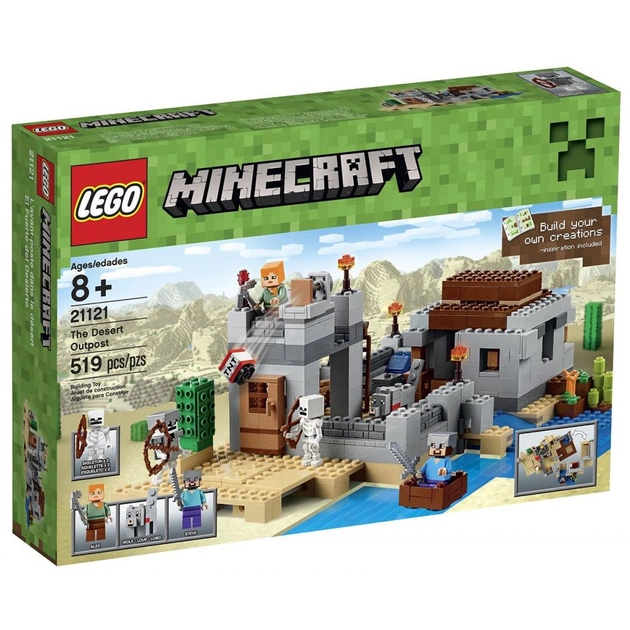 Конструктор LEGO Minecraft Блокпост у пустелі (21121) - зображення 1