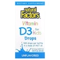 Вітамін Natural Factors Вітамін D3 у Краплях для дітей, 400 МО, Без Ароматизаторів, (NFS-01058) - уменьшенное изображение 1