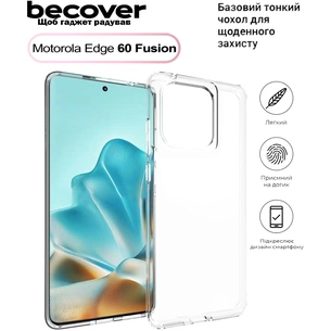 Чохол до мобільного телефона BeCover Motorola Edge 60 Fusion Transparent (713773) зображення 1
