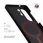 Чохол до мобільного телефона Armorstandart BlackIcon Aramid Twill MagCase Samsung S26 Ultra Black (ARM90147) - зменшене зображення 3