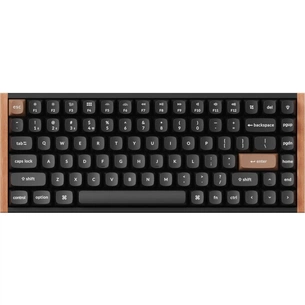 Клавіатура Keychron K2HE Gateron Double-Rail Magnetic Nebula Hot-swap QMK Wireless/Bluetooth/USB-А UA Wood/Black (K2H-F1-UA) зображення 1