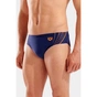 Плавки Arena Double Graphic Swim Briefs 010951-705 темно-синій, помаранчевий 90 (3468337766322) - зменшене зображення 3