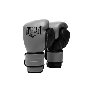 Боксерские перчатки Everlast PowerLock Boxing Training Gloves P00002306 сірий, чорний 14 унцій (009283608545) изображение 1