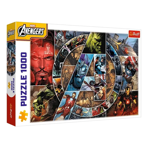 Пазл Trefl Marvel Heroes Мстители 1000 элементов (5900511109344) - изображение 1