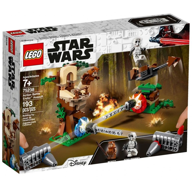 Конструктор LEGO Star Wars Напад на планету Ендор 193 деталі (75238) - зображення 1