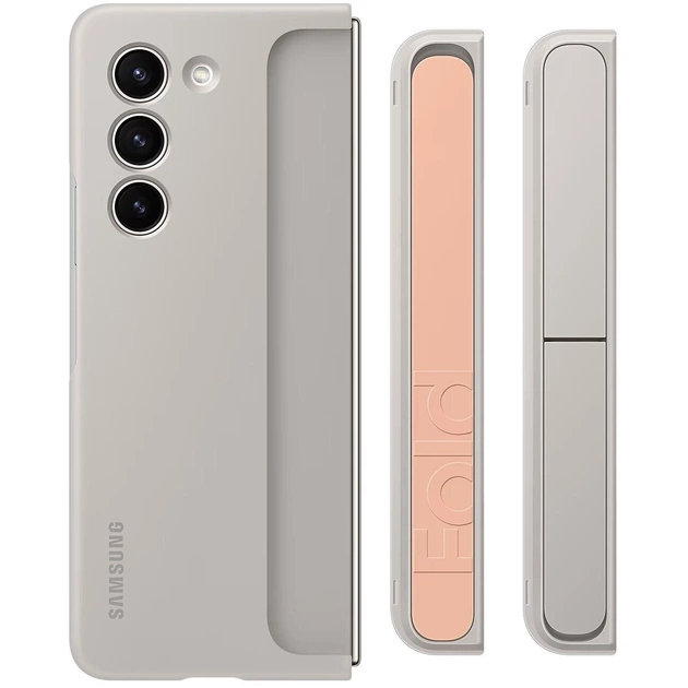 Чeхол-накладка Samsung Standing Case with Strap для Samsung Galaxy Fold 5 SM-F946 Sand (EF-MF946CUEGUA) - изображение 1