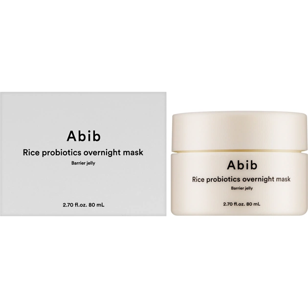 Маска для обличчя Abib Rice Probiotics Overnight Mask Barrier Jelly 80 мл (8809750460940) - picture 2