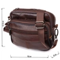Сумка Vintage Поясна з натуральної шкіри Коричнева (21486) - зменшене зображення 4