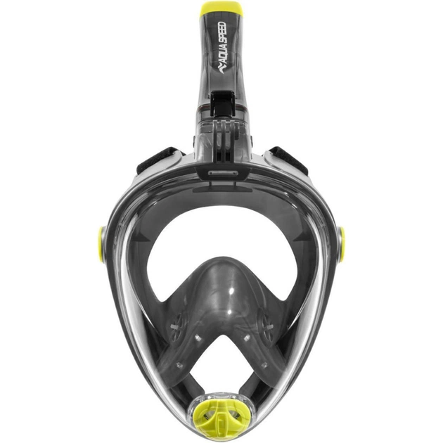 Маска для плавання Aqua Speed Spectra 2.0 9921 чорний, жовтий 247-30 L/XL (5908217699213) - picture 2