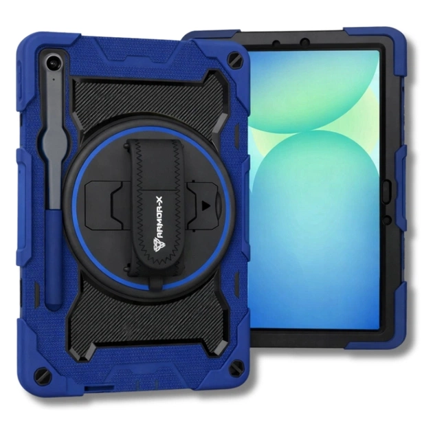 Чехол для планшета BeCover Horizontal handle Samsung Galaxy Tab S10 FE Plus (SM-X620/SM-X626) 13.1" Deep Blue (714569) - изображение 1
