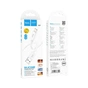 Дата кабель USB 2.0 AM to Lightning 1.0m Magic silicone X87 white HOCO (6931474783202) - уменьшенное изображение 3
