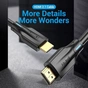 Кабель мультимедійний HDMI M to HDMI M 10.0m 8K60Hz black Vention (AANBL) - зменшене зображення 4