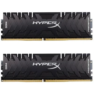 Модуль пам'яті для комп'ютера DDR4 16GB (2x8GB) 2666 MHz HyperX PREDATOR Black Kingston Fury (ex.HyperX) (HX426C13PB3K2/16) зображення 1