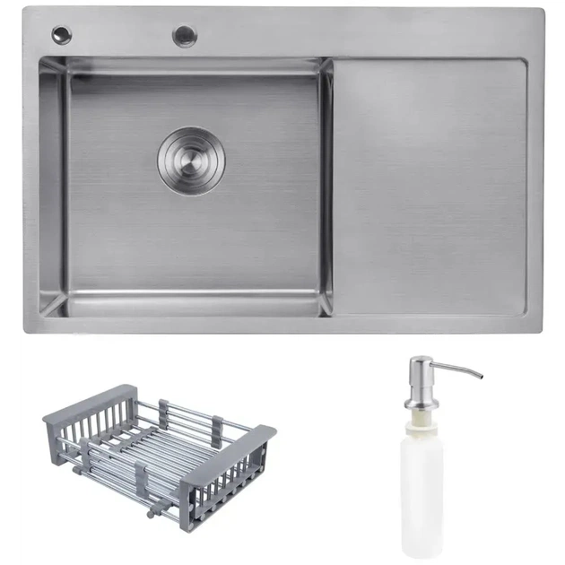 Мийка кухонна Kroner Geburstet-7849LHM (CV025275) - зображення 1