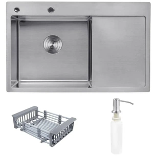 Мийка кухонна Kroner Geburstet-7849LHM (CV025275) зображення 1