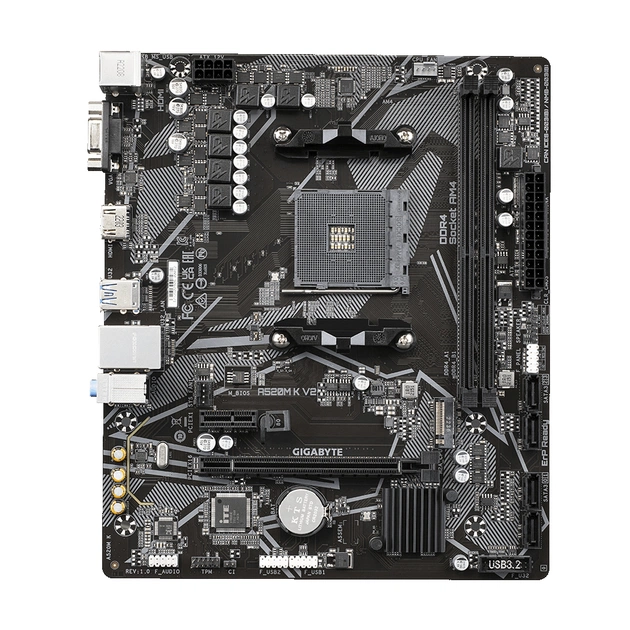 Материнська плата GIGABYTE A520M K V2 - зображення 1