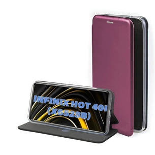 Чохол до мобільного телефона BeCover Exclusive Infinix Hot 40i (X6528B) Burgundy (711229) зображення 1