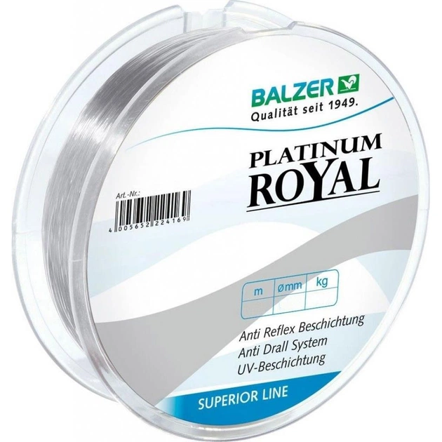 Волосінь Balzer Platinum Royal NEW 0.18мм 150м (12301 018) - зображення 1
