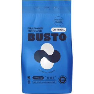 Пральний порошок Busto Universal Свіжість океану 2.4 кг (4820178065368) зображення 1