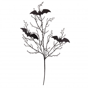 Декоративна гілка YES! Fun Хелловін Black Night 94 см, чорна, глітер (974310) изображение 1