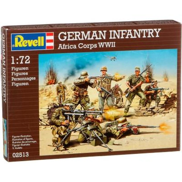 Збірна модель Revell Німецька піхота-африканський корпус 1:72 (2513) - изображение 1