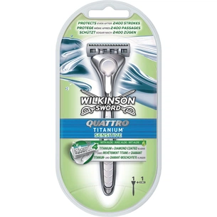 Бритва Wilkinson Sword Quattro Titanium Sensitive (4027800536269) зображення 1