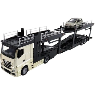 Спецтехніка Bburago Автотранспортер Mercedes-benz Actros (18-31458) зображення 1