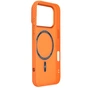 Чохол до мобільного телефона Armorstandart LikeCarbon2 MagCase Apple iPhone 17 Pro Kevlar Orange (ARM88556) - зменшене зображення 4