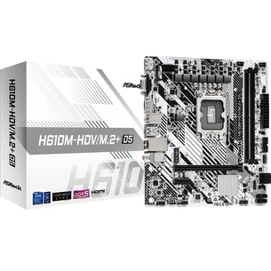 Материнська плата ASRock H610M-HDV/M.2+ D5 Socket 1700 зображення 1