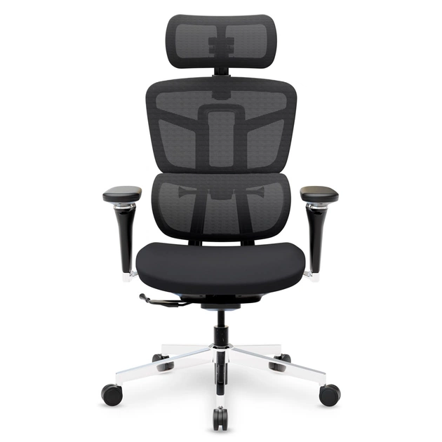 Офісне крісло Mealux S4 Air Fabric Black (HF-S4 F/B) - зображення 8