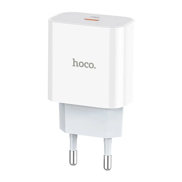 Зарядний пристрій HOCO C76A Plus Speed Source USB-C PD20W White (6931474746917) - зображення 1
