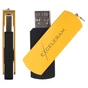 USB флеш накопичувач eXceleram 8GB P2 Series Yellow2/Black USB 2.0 (EXP2U2Y2B08) - зменшене зображення 4