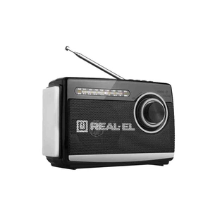 Портативний радіоприймач REAL-EL X-510 Black зображення 1