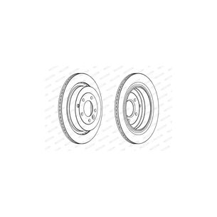 Гальмівний диск FERODO DDF1433C-1 зображення 1