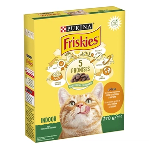 Сухий корм для кішок Purina Friskies Indoor з куркою та овочами 270 г (7613035351820) зображення 1
