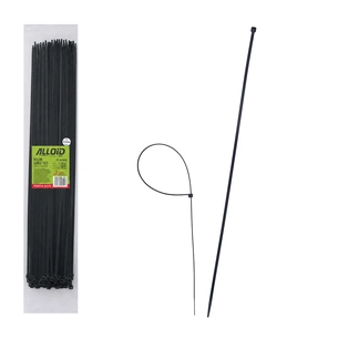 Стяжка Alloid 4.6х500мм, пластик, 100шт./уп., черный (PC-46500 B) изображение 1